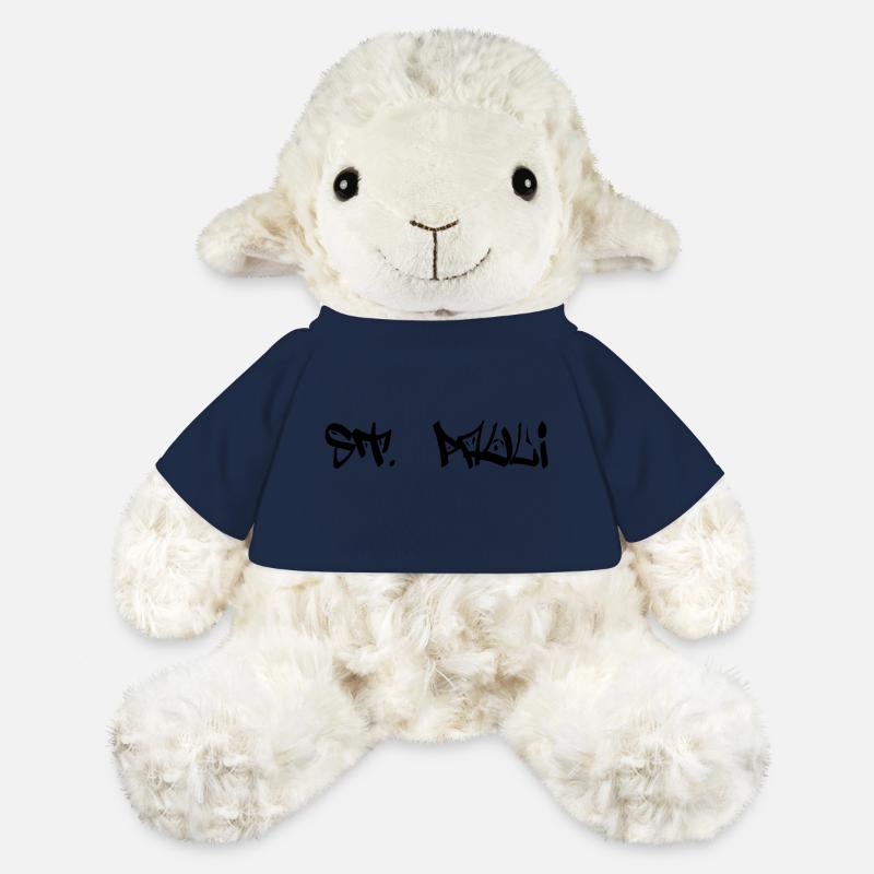 St. Pauli - Mouton en peluche Annika MiniFeet® - bleu marine