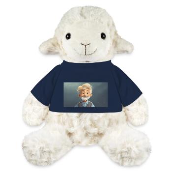 Lustige Hooey Kinder lassen sich Bärte wachsen - MiniFeet® Schaf Annika - French Navy - Vorne