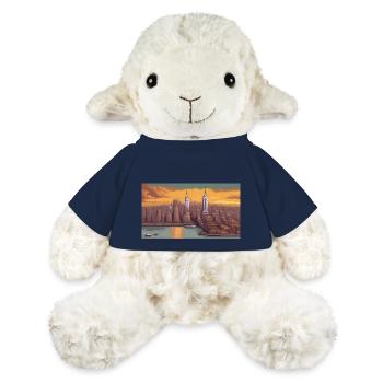 New York City - Pixel Art - MiniFeet® Sheep Annika - french navy - Front