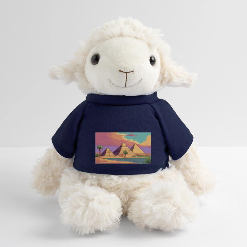 Gizeh, Égypte - Pixel Art Mouton en peluche Annika MiniFeet®