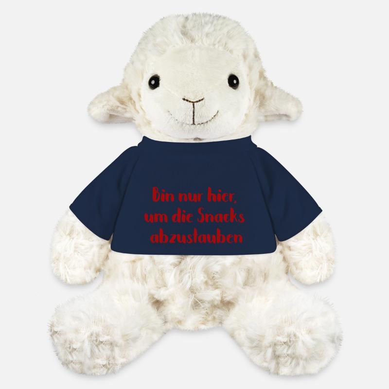 Dépoussiérer les collations - Mouton en peluche Annika MiniFeet® - bleu marine