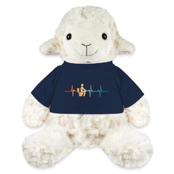 Battement de cœur toilettes - Mouton en peluche Annika MiniFeet® - bleu marine - Devant