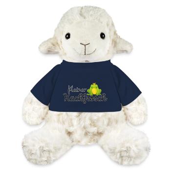 Little Poop Frog Baby Body Baby Shower Naissance - Mouton en peluche Annika MiniFeet® - bleu marine - Devant