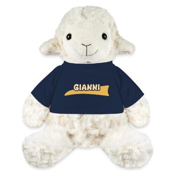Cadeau pour Gianni - Mouton en peluche Annika MiniFeet® - bleu marine - Devant