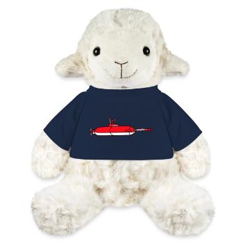Military Submarine Shoots Torpedoes Missiles Attack - MiniFeet® Sheep Annika - french navy - Front