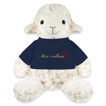 Mère veilleuse - Mouton en peluche Annika MiniFeet® - bleu marine - Devant