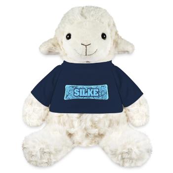 Silke comme nom - Mouton en peluche Annika MiniFeet® - bleu marine - Devant