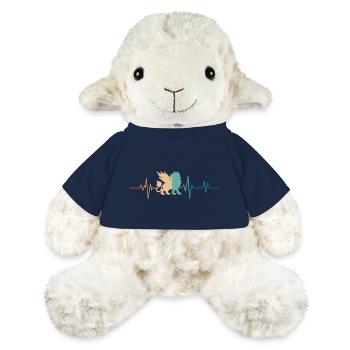 Retro-Löwen-Herzschlag-Hybrid - MiniFeet® Schaf Annika - French Navy - Vorne