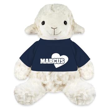 Gift for Marcus - MiniFeet® Sheep Annika - french navy - Front