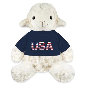 ÉQUIPE États-Unis en drapeau américain Couleurs Drapeau - Mouton en peluche Annika MiniFeet® - bleu marine - Devant