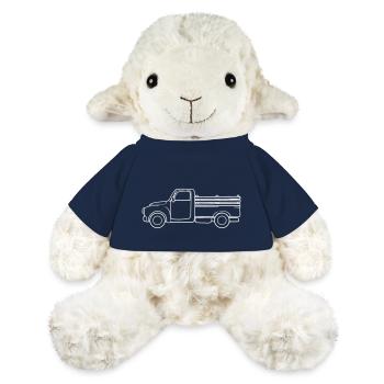 Transporteur de camions LKW - Mouton en peluche Annika MiniFeet® - bleu marine - Devant