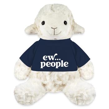 Ew... People Funny Sarcastic Humor for Introverts - MiniFeet® Sheep Annika - french navy - Front