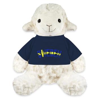 sweden - Mouton en peluche Annika MiniFeet® - bleu marine - Devant