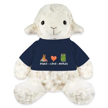 Frieden Liebe Und Gurken Liebhaber Essen Vintage - MiniFeet® Schaf Annika - French Navy - Vorne