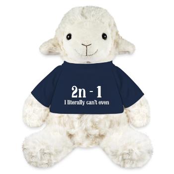 Meilleur Drôle Professeur De Mathématiques Blague Humour Science F - Mouton en peluche Annika MiniFeet® - bleu marine - Devant