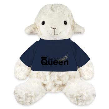 Née pour être une Reine - Mouton en peluche Annika MiniFeet® - bleu marine - Devant