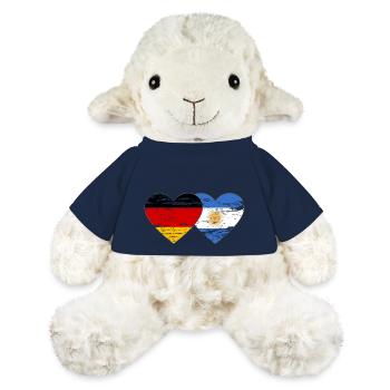 Germany Argentina Flag Heart Used - MiniFeet® Sheep Annika - french navy - Front