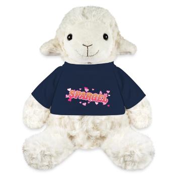 L’amour des asperges Design pour l’amateur de légumes - Mouton en peluche Annika MiniFeet® - bleu marine - Devant