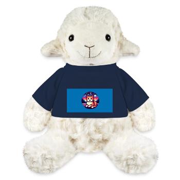 Nuit de chat - Mouton en peluche Annika MiniFeet® - bleu marine - Devant