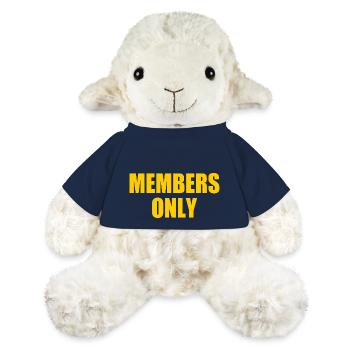 Members only - Mouton en peluche Annika MiniFeet® - bleu marine - Devant