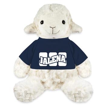 Jalena comme nom - Mouton en peluche Annika MiniFeet® - bleu marine - Devant