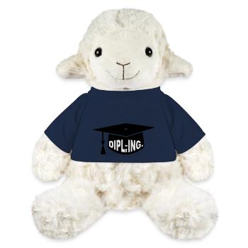 Graduation Party - PhD - Gift - Dipl. Ing. - MiniFeet® Sheep Annika - french navy - Front