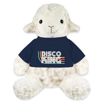 Disco King 80s aesthetic gifts and 80's shirts - MiniFeet® Schaf Annika - French Navy - Vorne