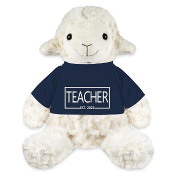 Lehrer Est. 2023 Graduate Education Teacher Geschenk - MiniFeet® Schaf Annika - French Navy - Vorne