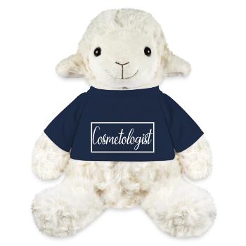 Cosmétologue fière étudiante diplômée en cosmétologie - Mouton en peluche Annika MiniFeet® - bleu marine - Devant
