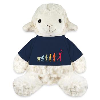 Évolution du volleyball - Mouton en peluche Annika MiniFeet® - bleu marine - Devant