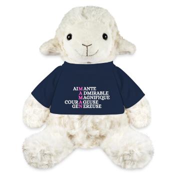 loving mom admirable beautiful brave - MiniFeet® Sheep Annika - french navy - Front