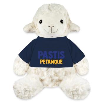 PASTIS PETANQUE Camping Apéro Vacances Beauf - Mouton en peluche Annika MiniFeet® - bleu marine - Devant