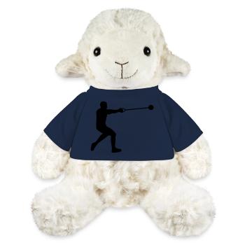 Lancer de marteau - Mouton en peluche Annika MiniFeet® - bleu marine - Devant
