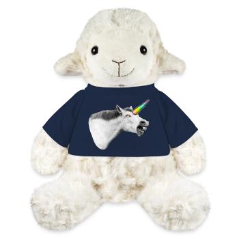 Le démon licorne qui sommeille en vous rugit - Mouton en peluche Annika MiniFeet® - bleu marine - Devant