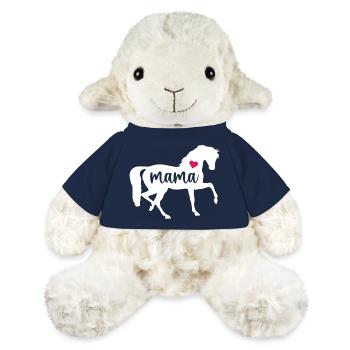 Pferd Mama Muttertag Hemd Mama Liebhaber Geschenk niedlich - MiniFeet® Schaf Annika - French Navy - Vorne