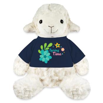 Spring Time Frühlingsshirt für die ganze Familie - MiniFeet® Schaf Annika - French Navy - Vorne