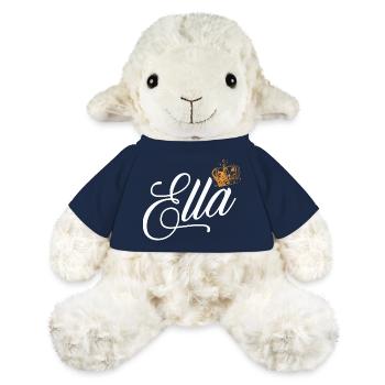 Ella Name für Frauen Kinder Kleinkinder - Ella Custom - MiniFeet® Schaf Annika - French Navy - Vorne