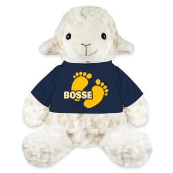 Patrons de naissance - Mouton en peluche Annika MiniFeet® - bleu marine - Devant