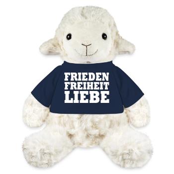 Frieden freiheit liebe - MiniFeet® Schaf Annika - French Navy - Vorne