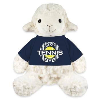 Sorry Can't Tennis Bye Quote Funny Sport Saying - MiniFeet® Sheep Annika - french navy - Front