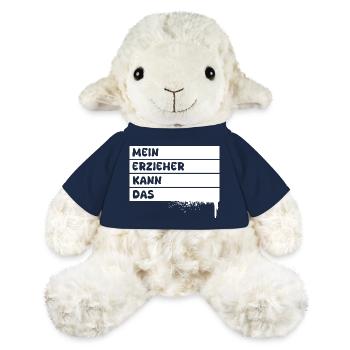 Profession Éducateur - Mouton en peluche Annika MiniFeet® - bleu marine - Devant