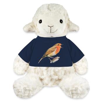 Rotkehlchen Vogel Robin - MiniFeet® Schaf Annika - French Navy - Vorne
