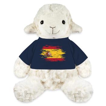 Drapeau de l’Espagne utilisé - Mouton en peluche Annika MiniFeet® - bleu marine - Devant