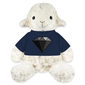 Gemstones: Black Diamond Drawing / Symbol. - MiniFeet® Sheep Annika - french navy - Front