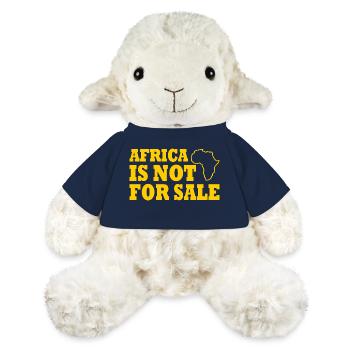 africa is not for sale - Mouton en peluche Annika MiniFeet® - bleu marine - Devant