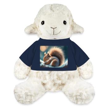 Niedliche Tiere im Winterschlaf – Eichhörnchen - MiniFeet® Schaf Annika - French Navy - Vorne