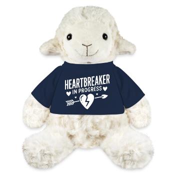 Crève-cœur en cours - Mouton en peluche Annika MiniFeet® - bleu marine - Devant