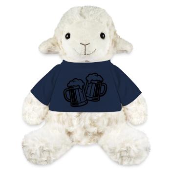 Bier Anstoßen Bierkrug Saufen - MiniFeet® Schaf Annika - French Navy - Vorne