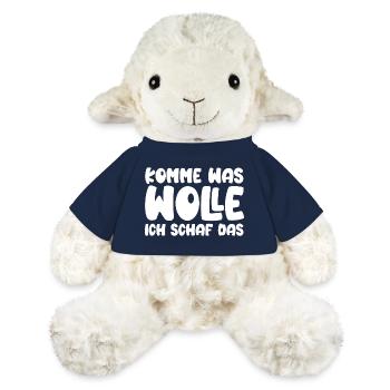 Komme Was Wolle Ich Schaf Das - Plüschtier Schaf - MiniFeet® Schaf Annika - French Navy - Vorne
