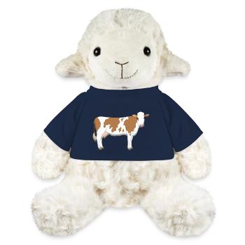 Kuh Fleckvieh Kopf vorn - MiniFeet® Schaf Annika - French Navy - Vorne